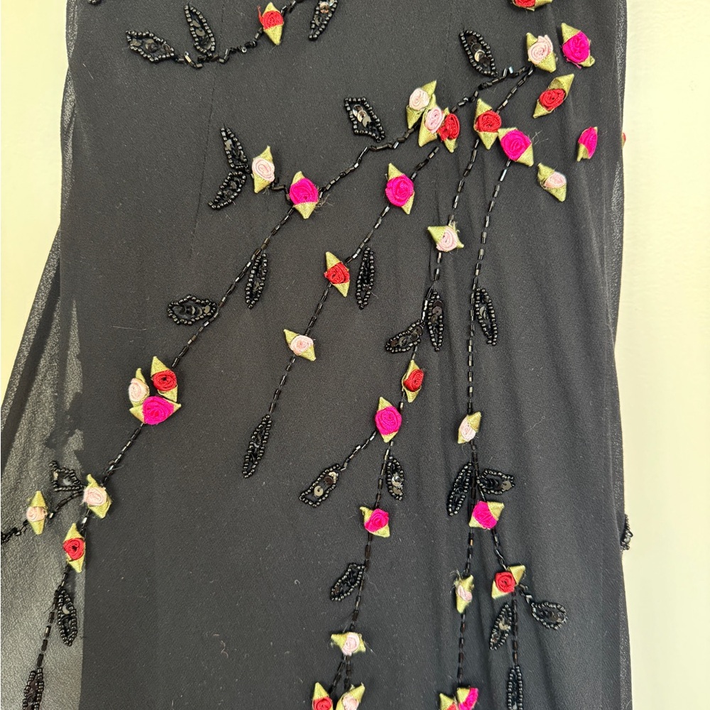 Sue Wong Y2K Silk Beaded Dress - Picture 3 of 7